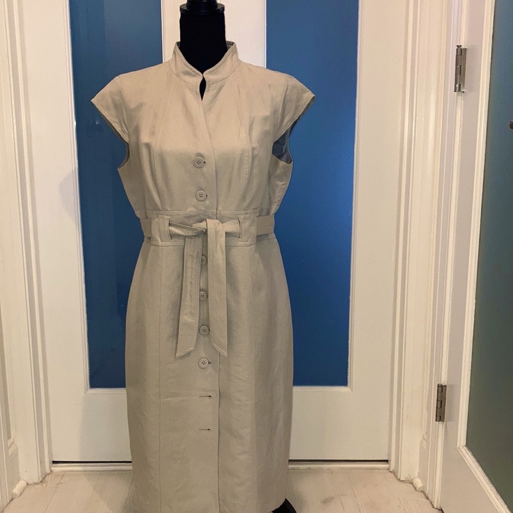Button Front Calvin Klein Dress